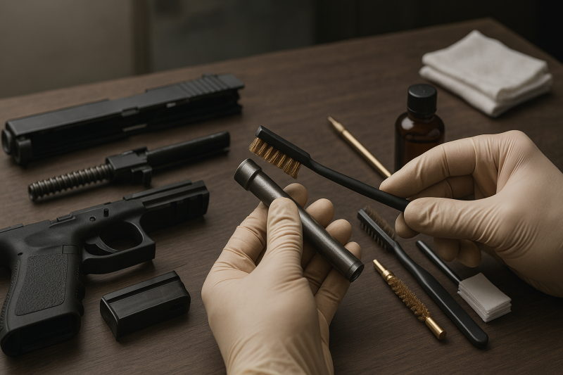 Как делается полная чистка оружия: этапы разборки, промывки и сборки