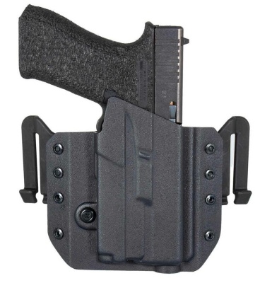 Кобура Glock 17/19 поясная с фонарем Olight Valkyrie Mini в Warrior Format