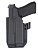 Кобура для Glock 17/19 с фонарем Зенит мини клещ скрытая