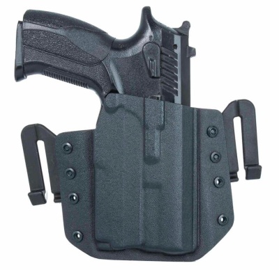 Кобура Grand Power T-12/10/11/TQ-1/TQ-2  поясная с фонарем Olight Baldr Mini/Baldr S в Warrior Format