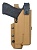 Кобура Тактика для Glock 17 с фонарем Streamlight TLR-1 на выносной площадке