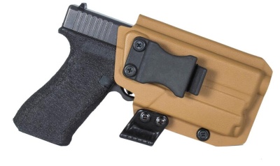 Кобура для Glock 17 с фонарем Olight Valkyrie  S/Mini скрытая в интернет-магазине Warrior Format Кобура для Glock 17 с фонарем Olight Valkyrie  S/Mini скрытая в Warrior Format