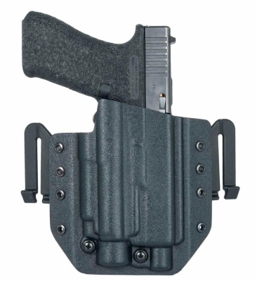 Кобура Glock 17/19/МПЛ/ПЛК поясная с фонарем Olight Baldr PRO в Warrior Format