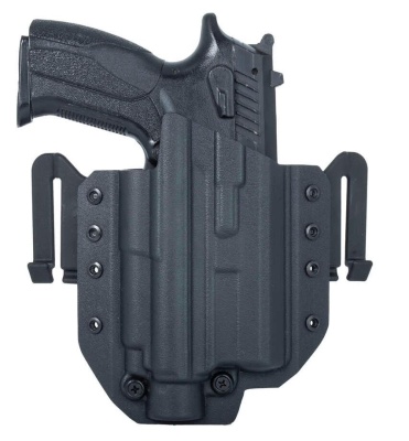 Кобура Grand Power T-12/10/11/TQ-1/TQ-2  поясная с фонарем Olight Baldr PRO в Warrior Format