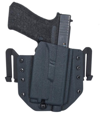 Кобура для Glock 17 с фонарём BALDR Mini поясная приталленная в Warrior Format